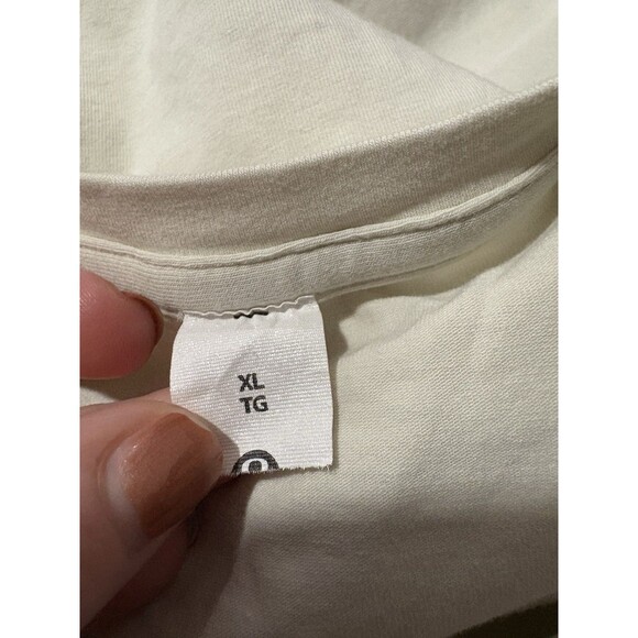 Lululemon Size XL Organic Cotton Crewneck Tank Top Bone White - Picture 5 of 5